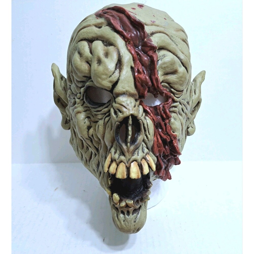 Paper Magic Group Zombie Monster Halloween Ogre Vintage Rubber Mask 2001 Scar